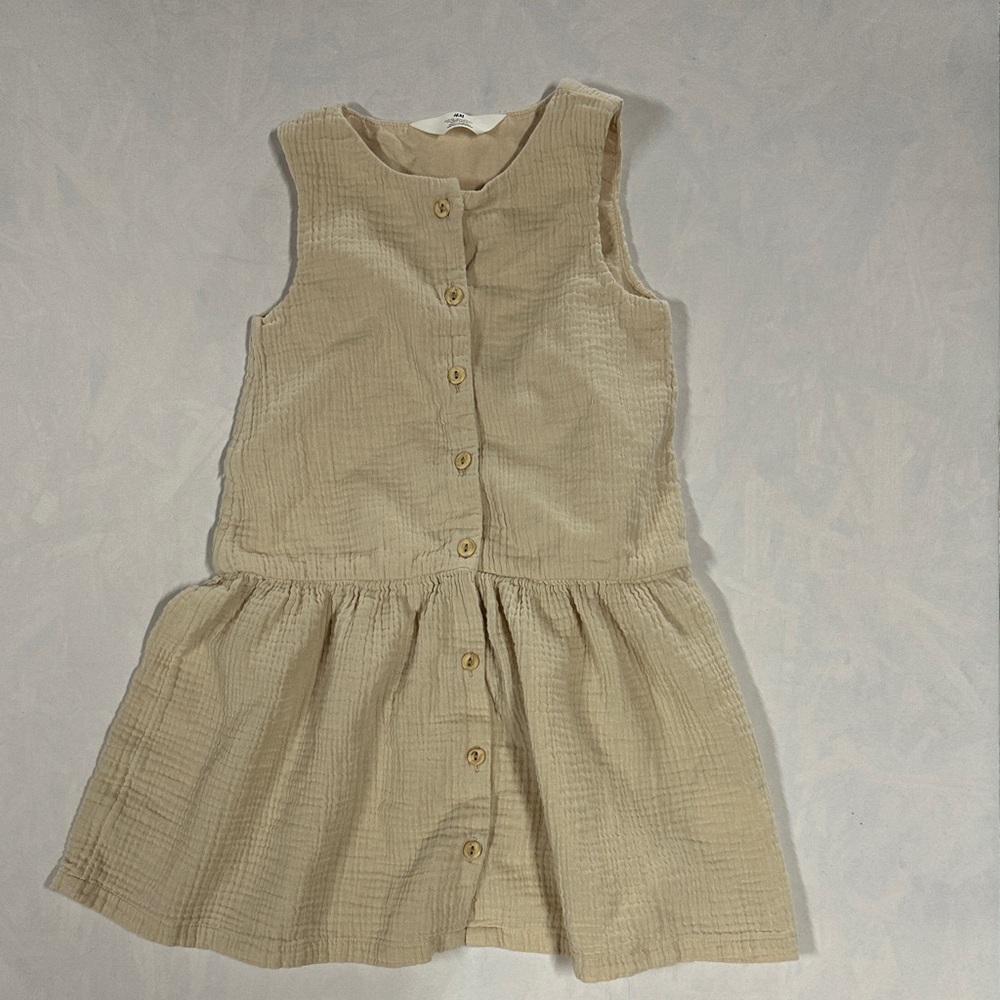 H&M Kids 100% Cotton Gauze Dress size 6x